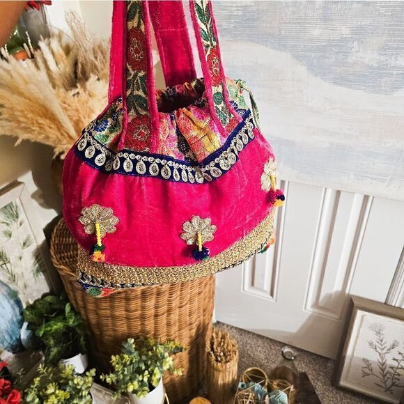 Banjara Ethnic Indian Embroidered Handmade Tribal Boho Tote Bag. - Picture 2 of 15